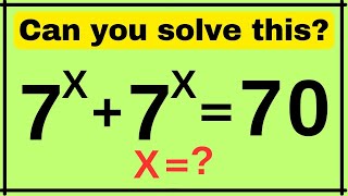 Germany | A Mind Blowing Exponential Algebra Problem | Can You Solve This?