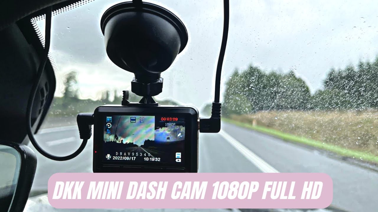 Dash Cam Front and Rear, Mini Dash Cam 1080P Full HD with 32GB SD Card,  2.45 inch IPS Screen, 2 Mounting Ways, Night Vision, WDR, Accident Lock,  Loop