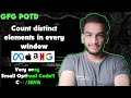 Count distinct elements in every window | gfg potd | 07-01-26 | GFG Problem of the day