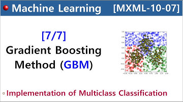 [MXML-10-07] Gradient Boosting Method (GBM) [7/7] - Implementation of Multiclass Classification