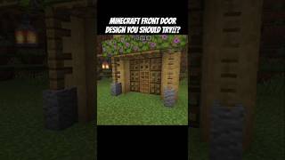 OMG! DOOR DESIGN | BEDROCK EDITION #minecraft #shorts #doordesign @shinyishashorts