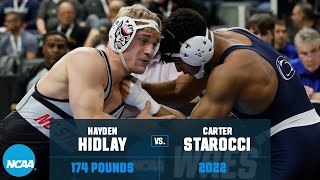 Carter Starocci vs. Hayden Hidlay: 2022 NCAA wrestling semifinals (174 lb.)