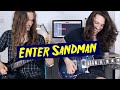 Metallica enter sandman  dual guitar cover