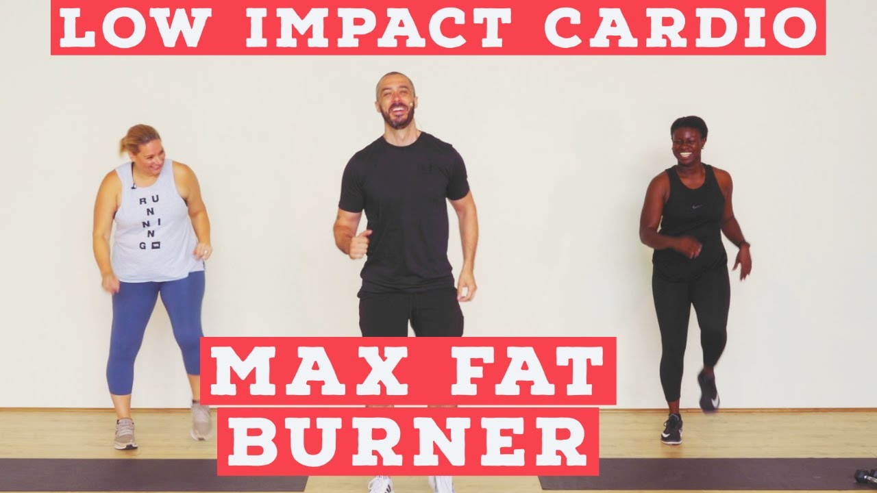 LOW IMPACT home cardio workout - fat burner - NO EQUIPMENT