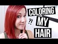 Dyeing My Hair Red!!