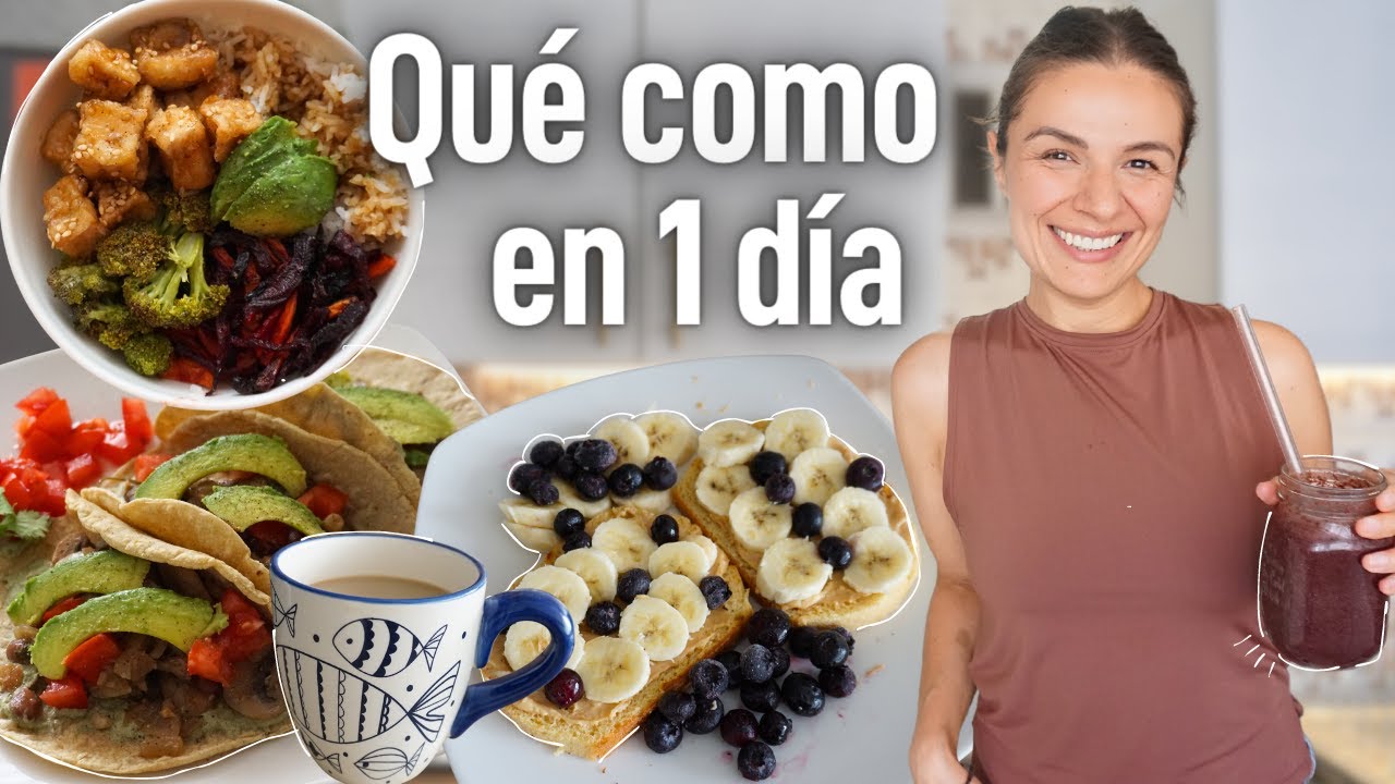 Lo que como en un día Vegano Sabrosón + qué Suplementos tomo! | VIDA VEGANA