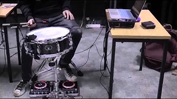 Max/MSP project - Drum module FX controller by DJ jog wheel controller