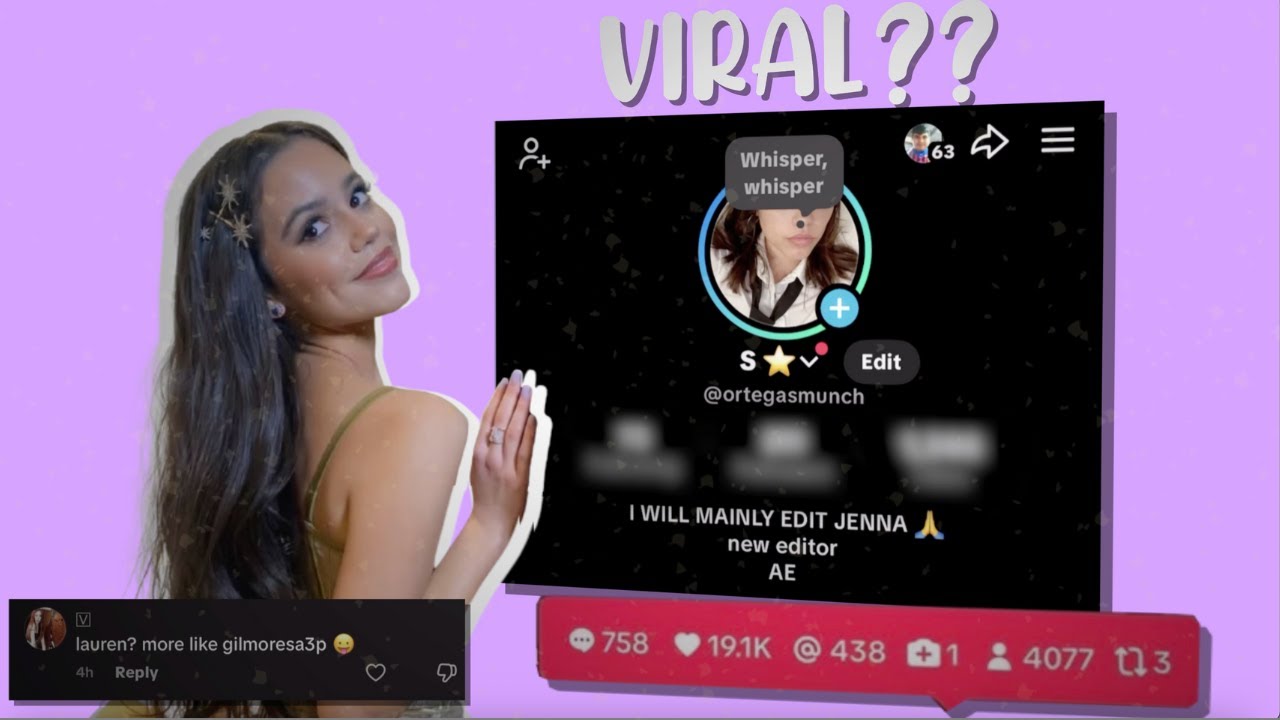 going UNDERCOVER as a JENNA ORTEGA ACC for ONE WEEK (did I go VIRAL??)