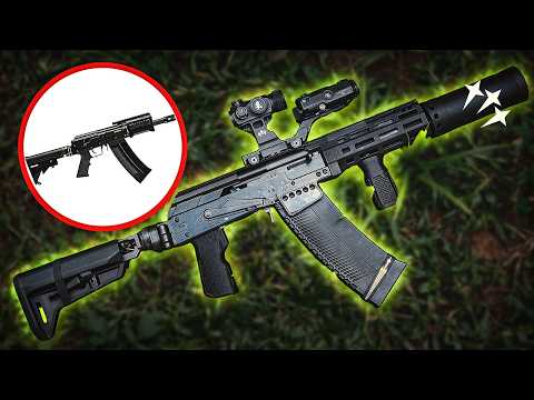 Transformei minha SAIGA SBS em uma SAIGA TÁTICA usando Impressão 3D #airsoft #gbbr