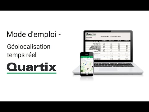 Quartix - Mode d'emploi - Géolocalisation temps réel