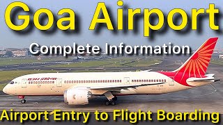 Goa International Airport Entry Gate to Flight Boarding Complete Information