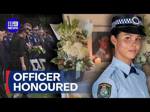 Killed Sydney officer honoured in Police Remembrance Day service | 9 News Australia
