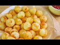Only 3 Ingredients! Don't Fry Potatoes! Crispy Bubble Potato Chips Recipe