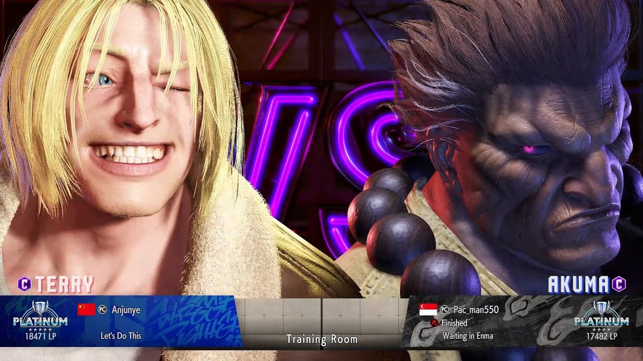 Street Fighter 6 Online Ranked Match (Classic Terry Vs Classic Akuma ...