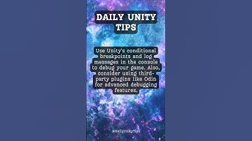 How can I debug my game in unity more effectively? #FreeTutorials#UnityTips#UnityCommunity