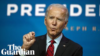 '100m shots in 100 days': Biden urges Americans to wear masks as he makes vaccine pledge