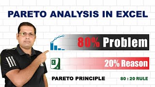Pareto Analysis in Excel | 80/20 Rule Explained with Real Business Example