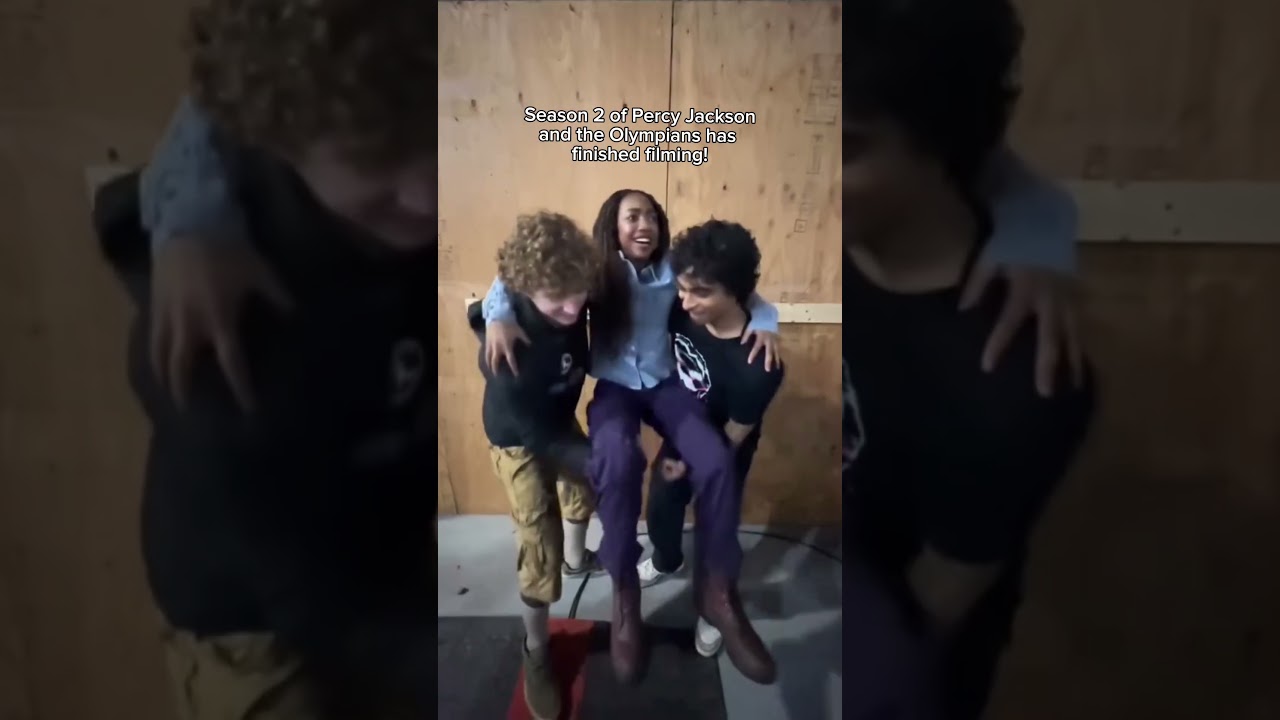 percy jackson has finished filming season 2! 🔱 | 