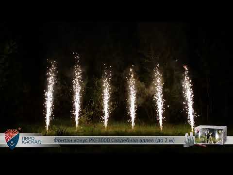 Видео: Фонтан СВАДЕБНАЯ АЛЛЕЯ PKF3000
