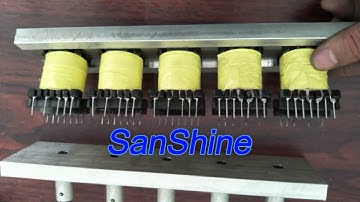Vertical pins inductor CNC tinning machine (SanShine SS-RT01)
