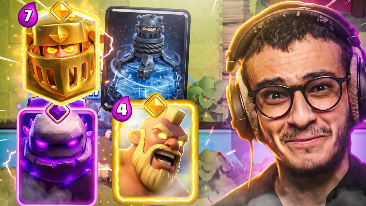 أفكار غريبة في كلاش رويال ( ميقا نايت باسل )