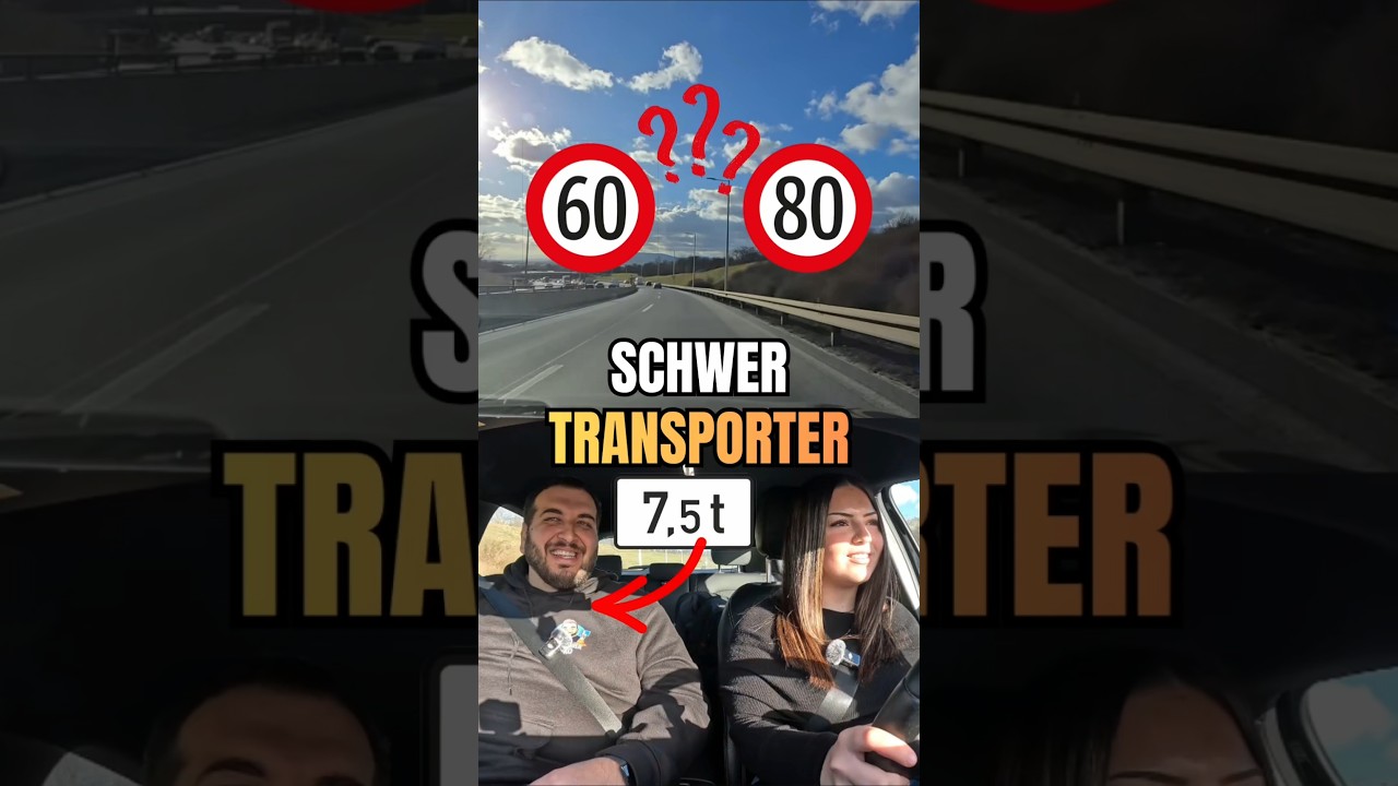 Zusatzschild für LKW über 7,5t 😅 Nur weil ich mitfahre, zählt das noch nicht 😂