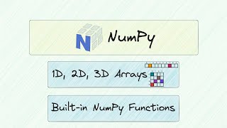 Creating Array With Different Dimensions(1D, 2D, and 3D) | NumPy Built-In Functions