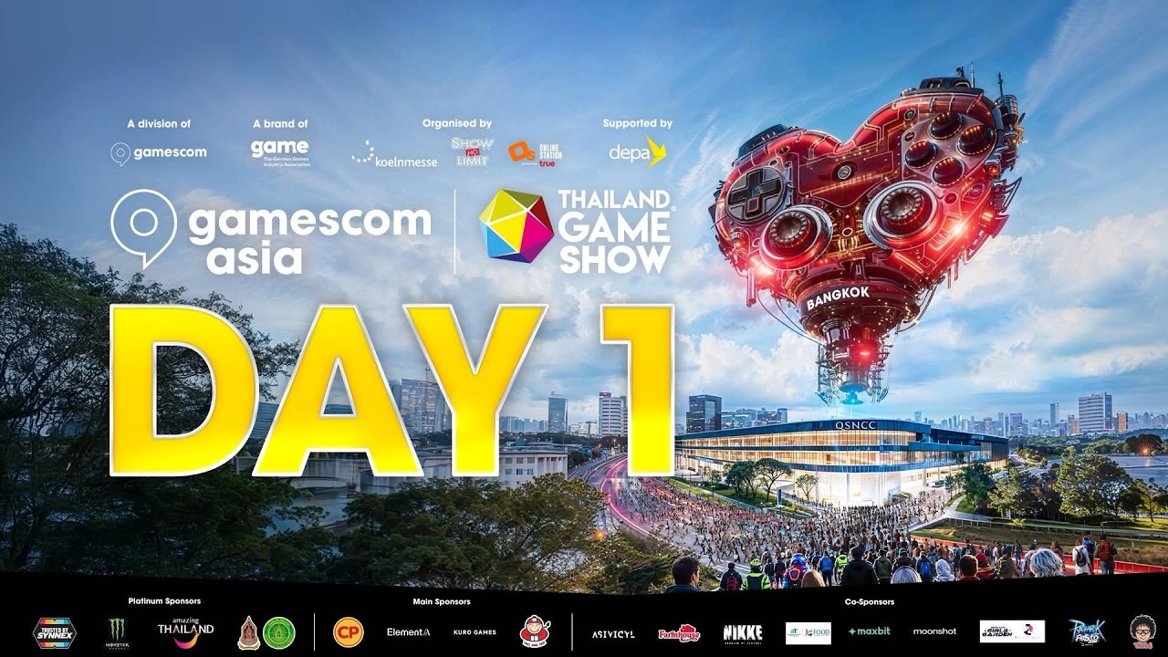 [LIVE] gamescom asia x Thailand Game Show 2026 : The Heart of Gaming (DAY 1)