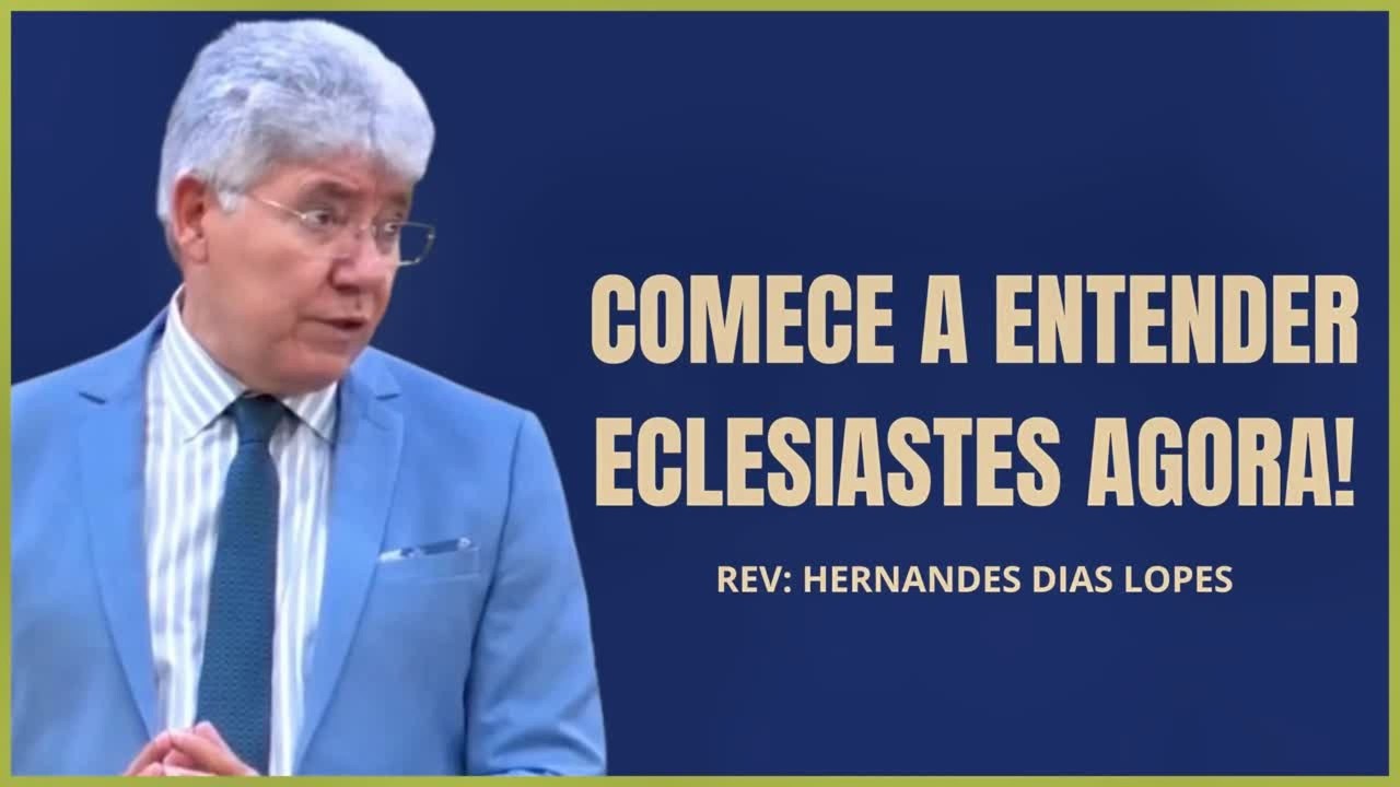 O LIVRO MAIS PROFUNDO DA BÍBLIA COMEÇA AQUI! ECLESIASTES - INTRODUÇÃO