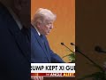 President Don: Warm Welcome & US China Talks