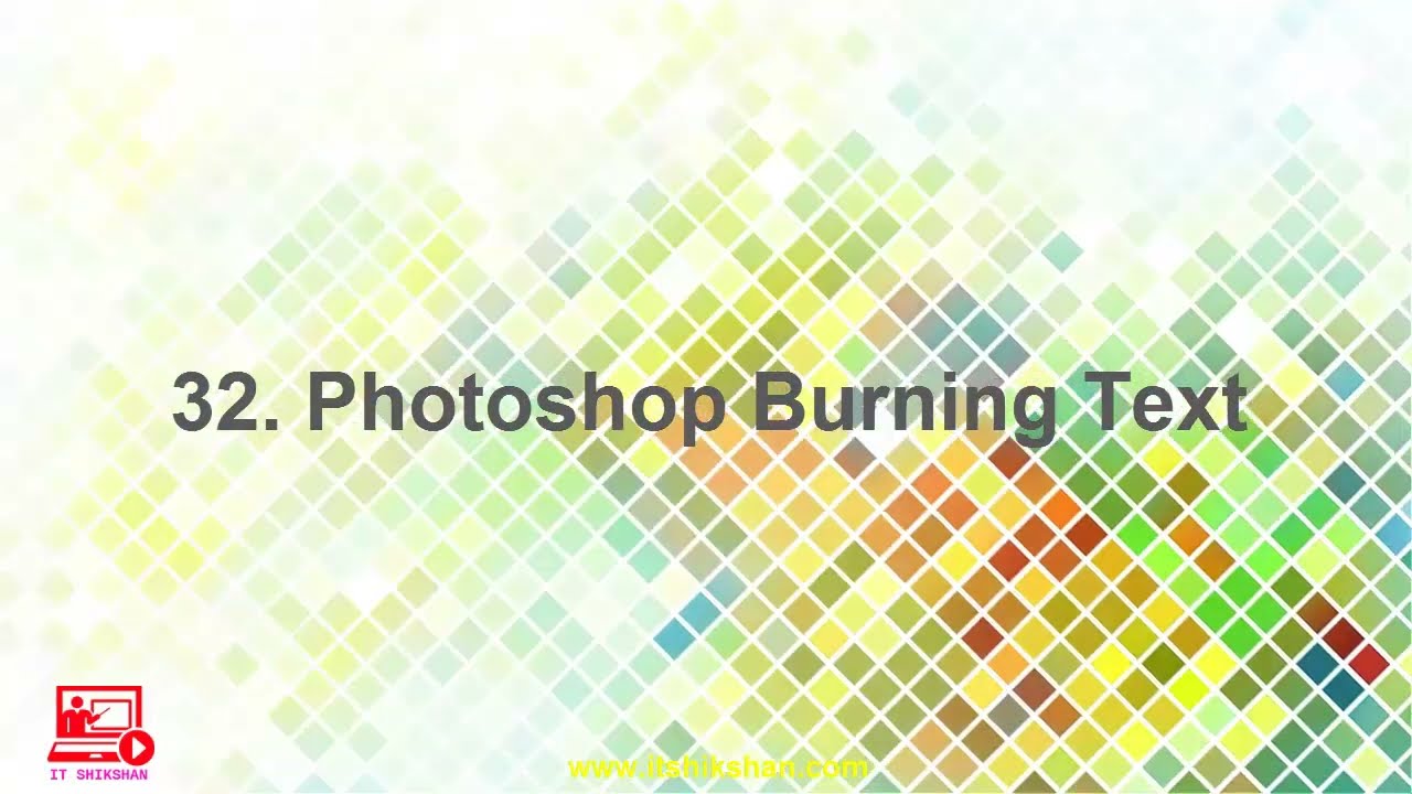 How to create burning text in photoshop cc 2018 | Burning text effect in photoshopcc2018 | photoshop