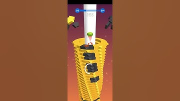 Stack ball | 💥level 213💥 completed by pro gaming with Jubu | #shorts