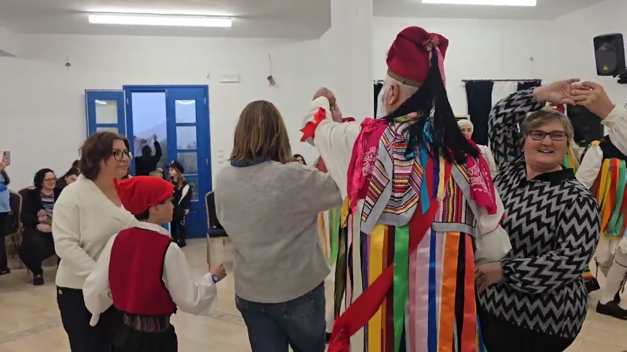 Αναβίωση των Κορδελάδων από τη χορευτική ομάδα 《Αξοπατήματα》 στο Δαμαριώνα 