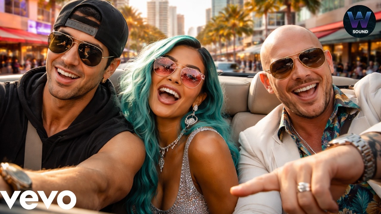 Enrique Iglesias, Karol G & Pitbull - Valentine Fire In Miami I Love Anthem (Valentine Song 2026)