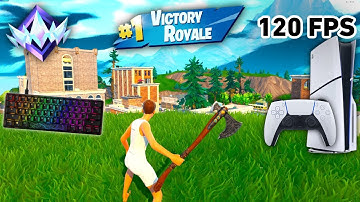 Fortnite Unreal Ranked Reload On PS5 Slim | Keyboard & Mouse Gameplay | 120 FPS | 4K