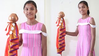 Gudi Padwa Special Saree Decoration l Sonali&#39;s Creations