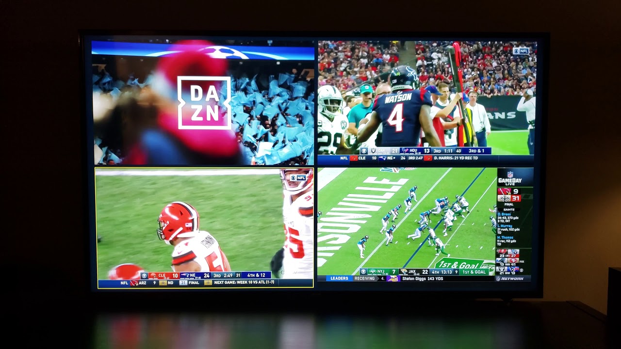 DAZN multiview mode on Apple tv 4k now working