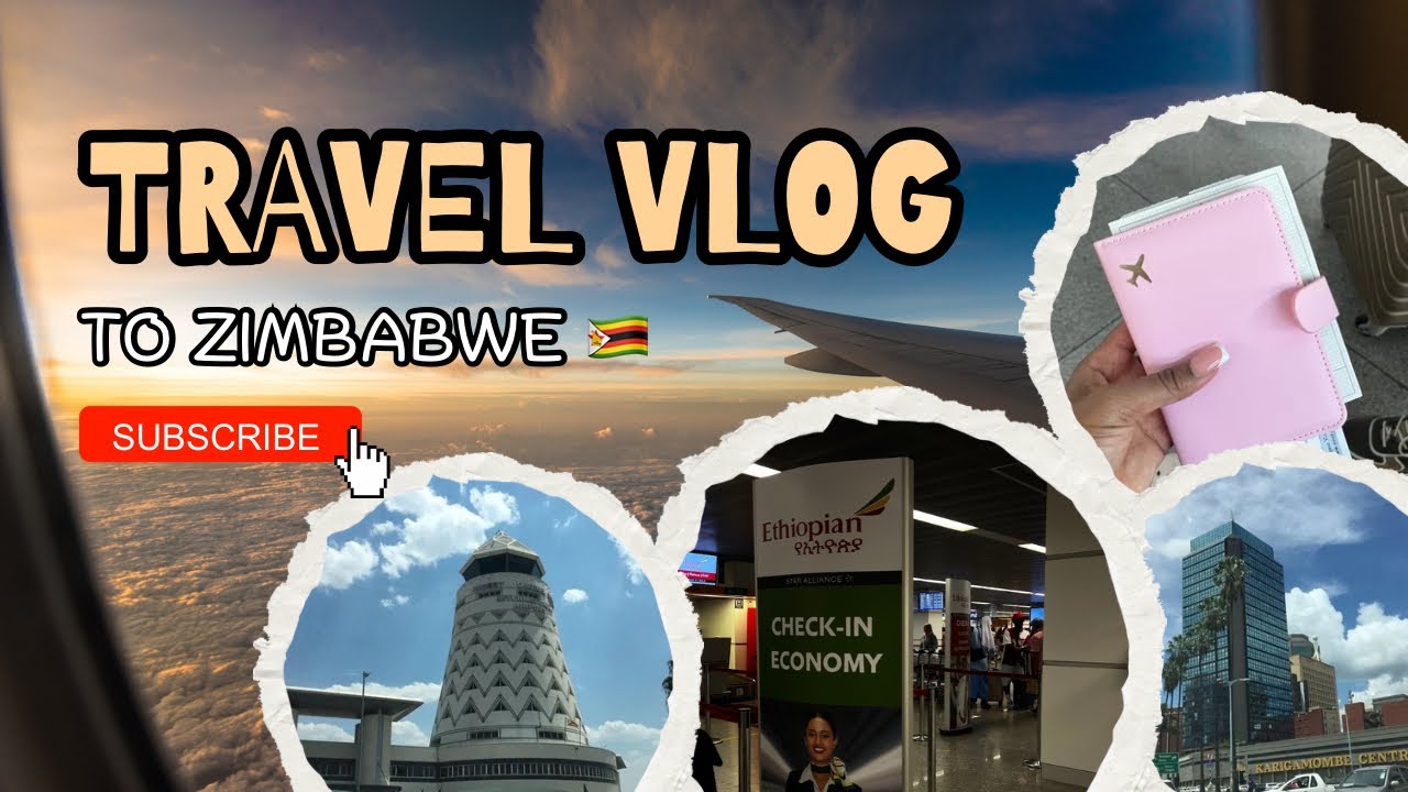 TRAVEL VLOG | From Poland to Zimbabwe 🇿🇼, surprising my parents after 3 years | First flight ?
