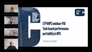 Famous ETP4HPC Webinar  - Task Based Performance Portability in HPC - 18/03/2022 Profile