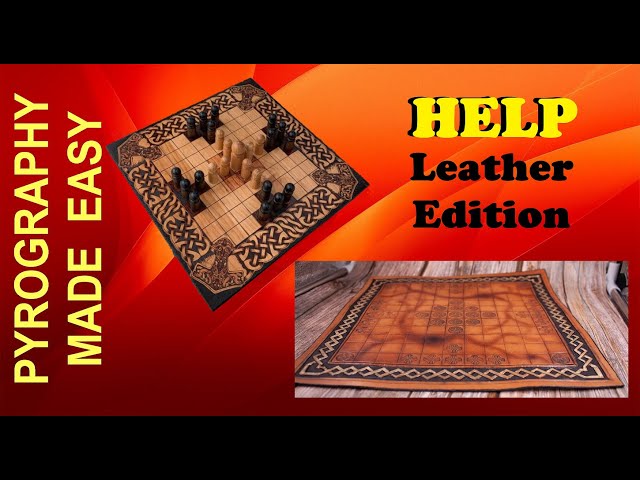 How to Smooth & Burn Leather Pyrography Tutorial wood burning – Pyrography  Made Easy