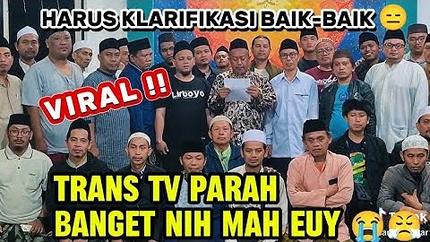 PERNYATAAN SIKAP HIMPUNAN SANTRI LIRBOYO TERHADAP UNSUR PENGHINAAN TRANS TV KEPADA KYAI DAN SANTRI