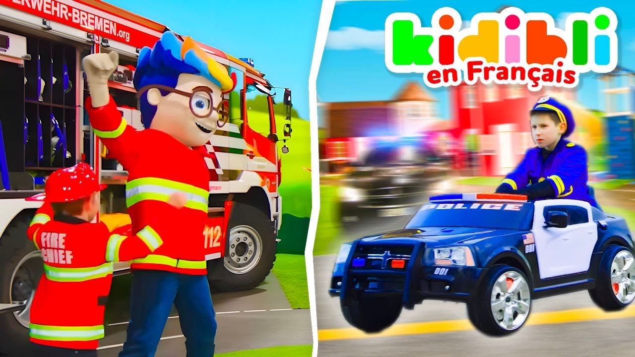 Jeux et jouets thème pompiers policiers