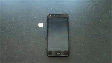 How to insert SIM card - Huawei Y5 II