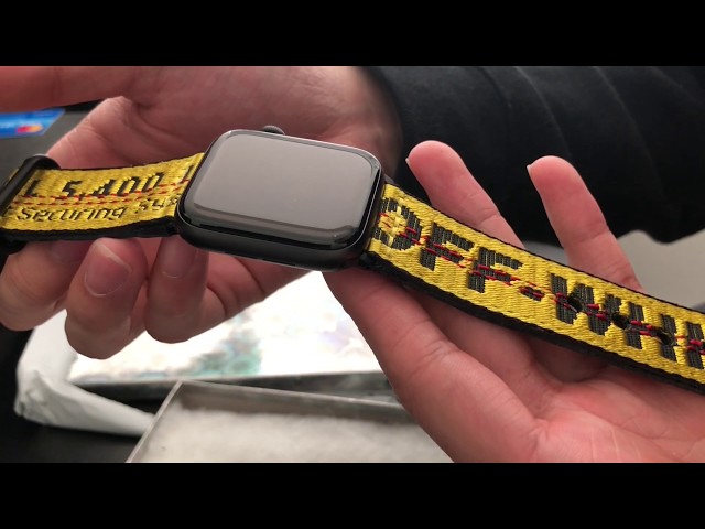 Off-White Apple Watch Strap Unboxing + Review - Youtube