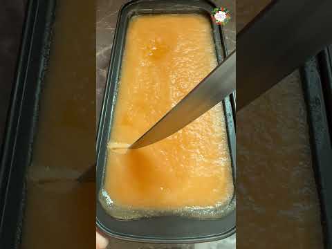 آيس كريم الشمام بدون سعرات حضروه بأسهل طريقة آيس كريم