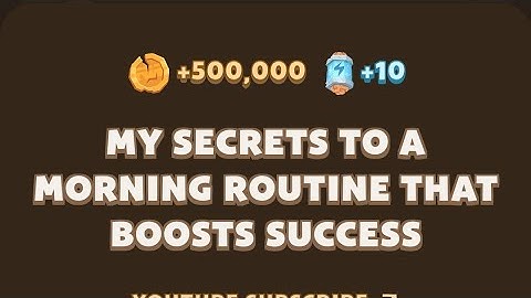 MY SECRETS TO A MORNING ROUTINE THAT BOOSTS SUCCESS | MEMEFI New Video Code