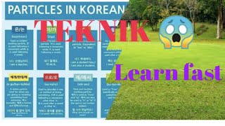 HOW TO STUDY KOREAN PARTICLES (Tagalog lesson)