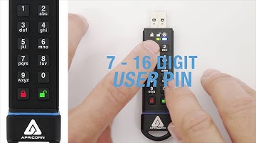Aegis Secure Key 3.0 Tutorial 2: ESTABLISHING A USER PIN