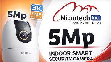 @microtech-inc WiFi camera 5MP indoor Smart Security camera 