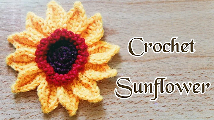 Learn to Crochet a Beautiful Sunflower with Free Pattern!